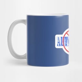 🚫 Autocracy Sticker- White - Back Mug